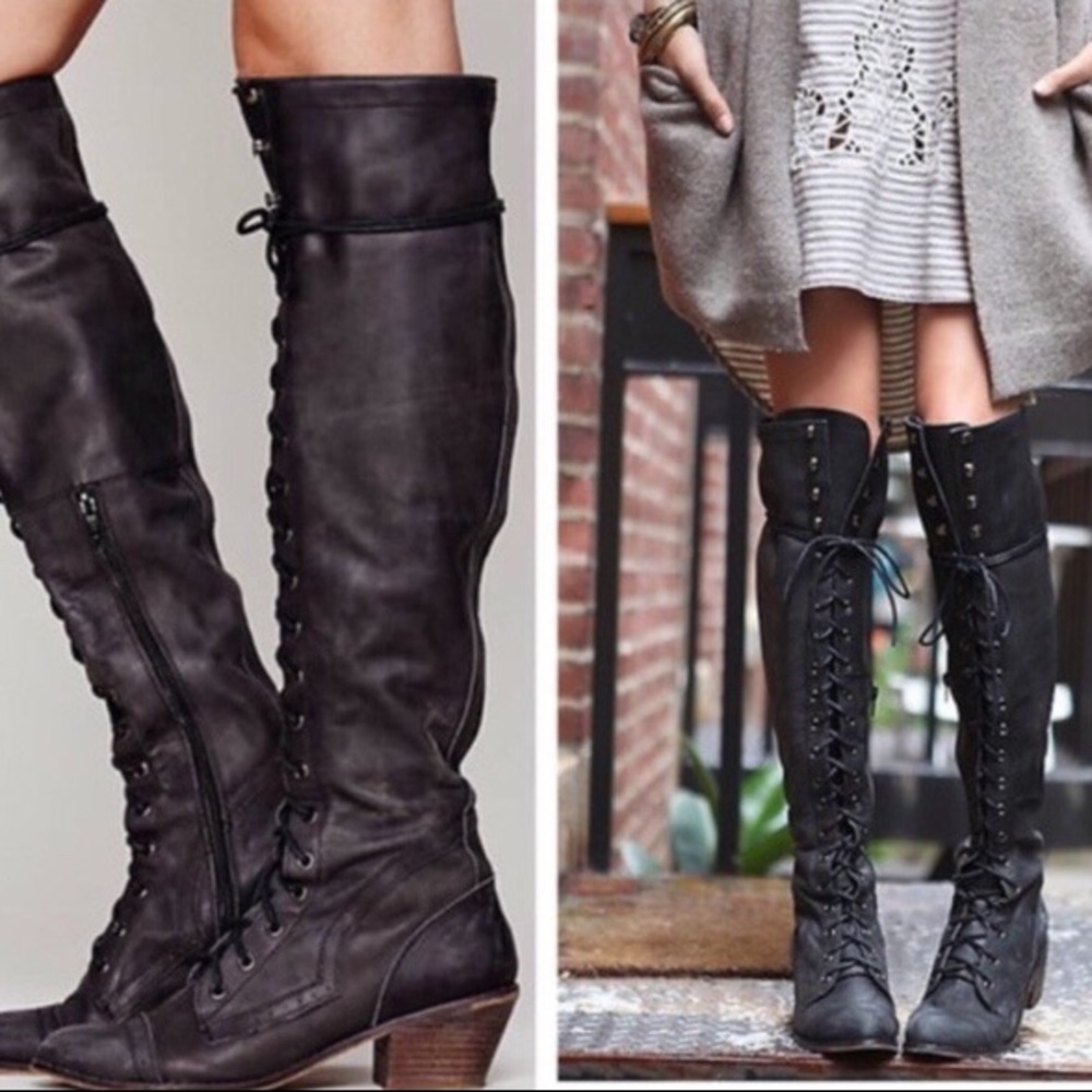 Jeffey Campbell Joe lace up boots